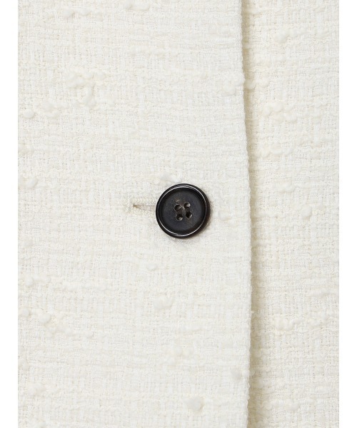 anuans（アニュアンス）の「ツイードシングルオーバージャケット（その他アウター・レディース・アイボリー・F）」の7枚目の写真