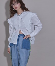 bohmal（ボマール）の「マルチウェイフリルカラーブラウス（シャツ/ブラウス）」