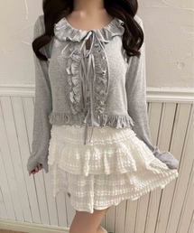 PHILLY | 針抜きフリルカーディガン(カーディガン/ボレロ)