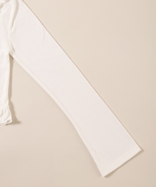 PHILLY（フィリー）の「針抜きフリルカーディガン（カーディガン/ボレロ・レディース・ホワイト/グレー・FREE）」の14枚目の写真