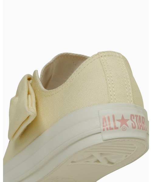 CONVERSE ALL STAR（コンバースオールスター）の「ALL STAR RIBBONSTRAP PG OX / オールスター　リボンストラップ　ＰＧ　ＯＸ（スニーカー・レディース・クリーム・6/5.5/5/4.5/4/3.5/3）」の9枚目の写真