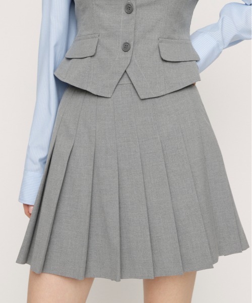 SIMPLY MINI PLEATS SKORT シンプリーミニプリーツスコート 春服
