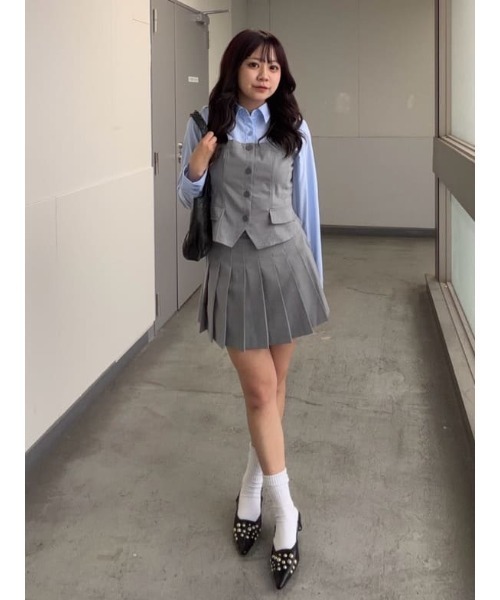 SLY（スライ）の「SIMPLY MINI PLEATS SKORT シンプリーミニプリーツ