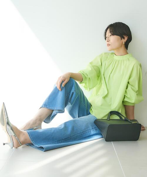 UNTITLED（アンタイトル）の「【新作デニム/快適に美シルエット見せ】MAKE×DENIM WIDE（デニムパンツ・レディース・ブルー/ブルー系その他・00/01/02/03/04/42/44/46/48/50）」の6枚目の写真