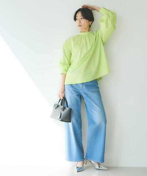 UNTITLED（アンタイトル）の「【新作デニム/快適に美シルエット見せ】MAKE×DENIM WIDE（デニムパンツ・レディース・ブルー/ブルー系その他・00/01/02/03/04/42/44/46/48/50）」の8枚目の写真