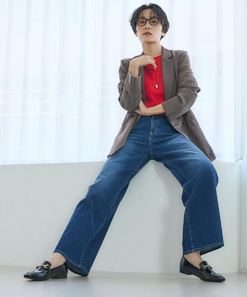 UNTITLED（アンタイトル）の「【新作デニム/快適に美シルエット見せ】MAKE×DENIM WIDE（デニムパンツ・レディース・ブルー/ブルー系その他・00/01/02/03/04/42/44/46/48/50）」の13枚目の写真