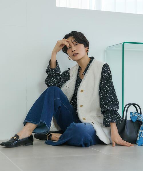 UNTITLED（アンタイトル）の「【新作デニム/快適に美シルエット見せ】MAKE×DENIM WIDE（デニムパンツ・レディース・ブルー/ブルー系その他・00/01/02/03/04/42/44/46/48/50）」の16枚目の写真