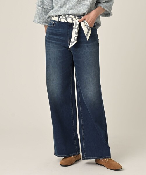 UNTITLED（アンタイトル）の「【新作デニム/快適に美シルエット見せ】MAKE×DENIM WIDE（デニムパンツ・レディース・ブルー/ブルー系その他・00/01/02/03/04/42/44/46/48/50）」の18枚目の写真