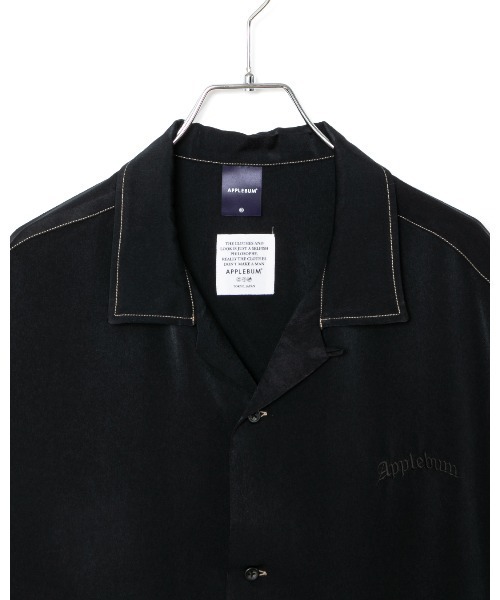 APPLEBUM（アップルバム）の「Feminish Satin Aloha Shirt（Tシャツ/カットソー・メンズ・ブルー/ブラック・MEDIUM/LARGE/X-LARGE）」の10枚目の写真