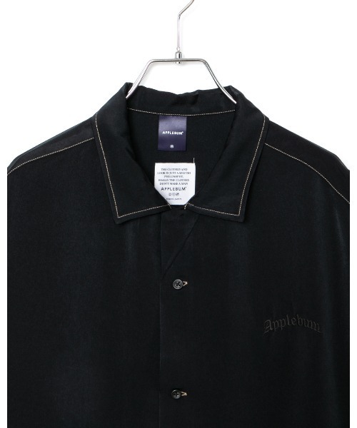 APPLEBUM（アップルバム）の「Feminish Satin Aloha Shirt（Tシャツ/カットソー・メンズ・ブルー/ブラック・MEDIUM/LARGE/X-LARGE）」の11枚目の写真