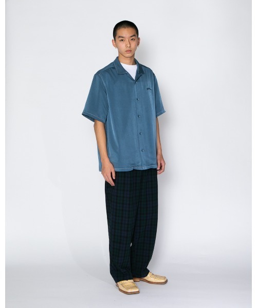 APPLEBUM（アップルバム）の「Feminish Satin Aloha Shirt（Tシャツ/カットソー・メンズ・ブルー/ブラック・MEDIUM/LARGE/X-LARGE）」の20枚目の写真