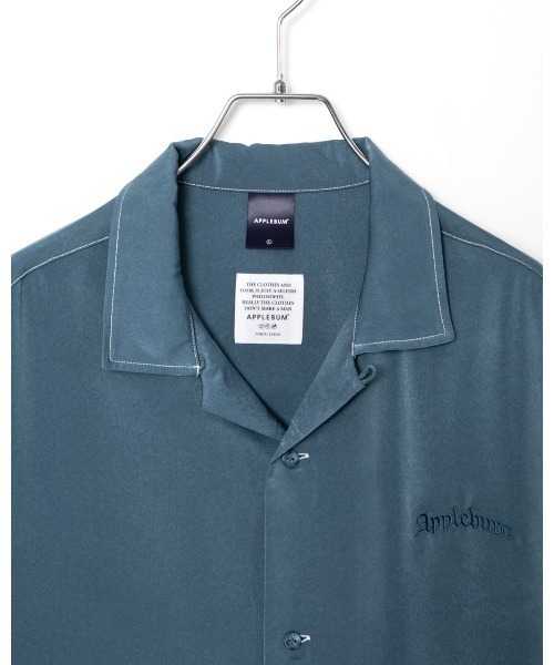 APPLEBUM（アップルバム）の「Feminish Satin Aloha Shirt（Tシャツ/カットソー・メンズ・ブルー/ブラック・MEDIUM/LARGE/X-LARGE）」の22枚目の写真