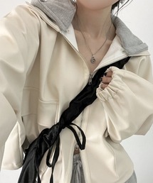 semuse（セミューズ）の「スウェットフード付ブルゾン（ブルゾン）」