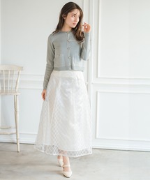 2026春夏新作 スパンコール刺繍スカート