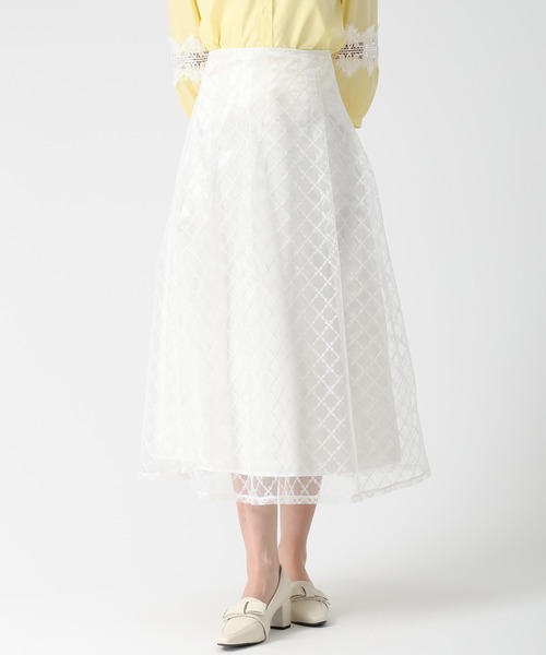 MISCH MASCH(ミッシュマッシュ)の「2026春夏新作 スパンコール刺繍スカート(スカート・レディース・アイボリー/グレー・S/M)」の19枚目の写真