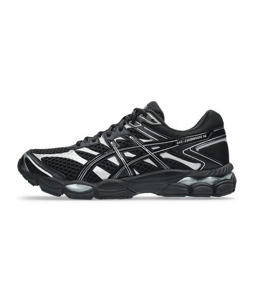 ASICS（アシックス）の「GEL-CUMULUS 16 / ゲルキュムラス 16（スニーカー・メンズ・ブラック×シルバー・26.5/26/29/23.5/27/24/28.5/29.5/25.5/25/23/28/27.5/24.5）」の3枚目の写真