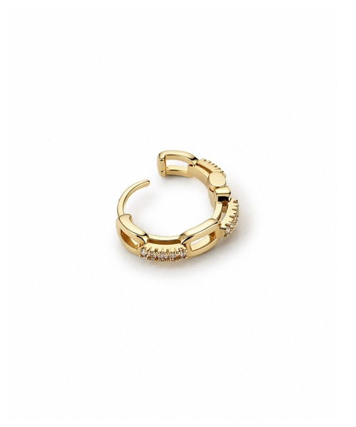 Lyvi（ライビィ）の「Contour Mini Hoop Pierce / 金属アレルギー対応（ピアス（両耳用）・レディース・シルバー/ゴールド・FREE）」の12枚目の写真