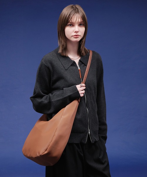 selle glant（セレグランテ）の「HIGHGAGE ZIP KNIT SHIRT/ハイゲージジップニットシャツ（ニット/セーター・メンズ・ダークグレー/ブルー/ブラック・LARGE/MEDIUM/SMALL）」の19枚目の写真