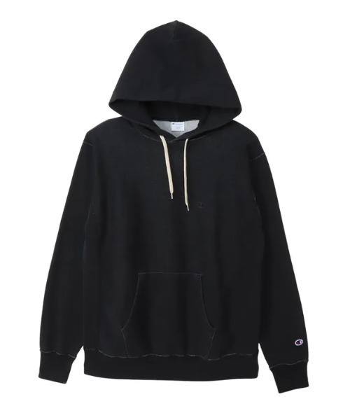 Champion(チャンピオン)の「Champion/チャンピオン/REVERSE WEAVE HOODED SWEATSHIRTS(パーカー・メンズ・ブラック/インディゴブルー・L/M/XL)」の1枚目の写真