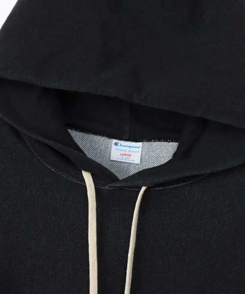 Champion(チャンピオン)の「Champion/チャンピオン/REVERSE WEAVE HOODED SWEATSHIRTS(パーカー・メンズ・ブラック/インディゴブルー・L/M/XL)」の8枚目の写真