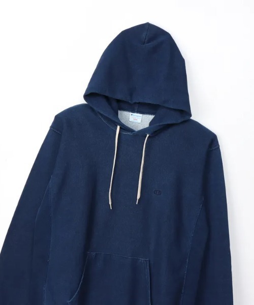 Champion(チャンピオン)の「Champion/チャンピオン/REVERSE WEAVE HOODED SWEATSHIRTS(パーカー・メンズ・ブラック/インディゴブルー・L/M/XL)」の3枚目の写真