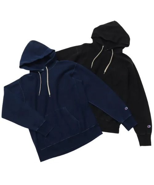 Champion(チャンピオン)の「Champion/チャンピオン/REVERSE WEAVE HOODED SWEATSHIRTS(パーカー・メンズ・ブラック/インディゴブルー・L/M/XL)」の6枚目の写真