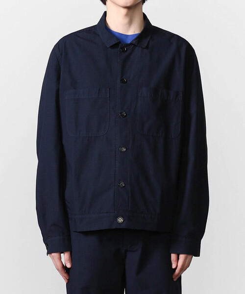 VETRA（ベトラ）の「VETRA | 〈別注〉リップストップ カバーオールジャケット MEN（カバーオール・メンズ・ベージュ系その他/ネイビー・42/44）」の10枚目の写真