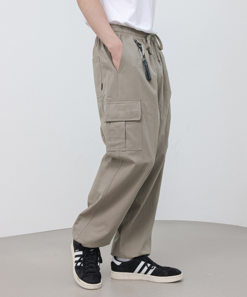MODERMENT（モダーメント）の「[コットンver] セミワイドストリングカーゴパンツ [ブラック]（その他パンツ・レディース・その他・LARGE/MEDIUM/X-LARGE）」の8枚目の写真