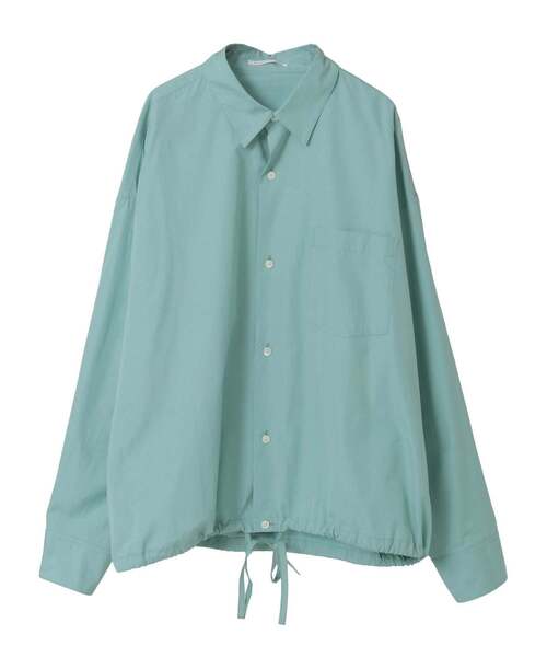 CURRENTAGE(カレンテージ)の「Typewriter Shirt Blouson(MEN'S)(シャツ/ブラウス・メンズ・グリーン/ブラウン/ブルー・3/4)」の4枚目の写真