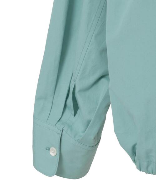 CURRENTAGE(カレンテージ)の「Typewriter Shirt Blouson(MEN'S)(シャツ/ブラウス・メンズ・グリーン/ブラウン/ブルー・3/4)」の8枚目の写真
