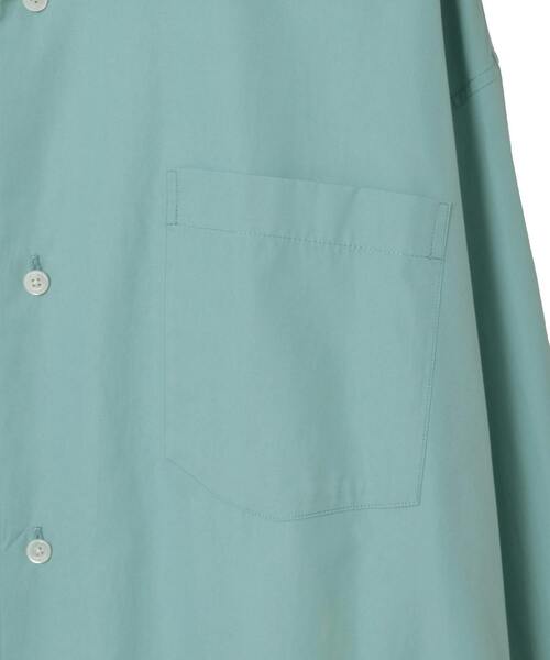 CURRENTAGE(カレンテージ)の「Typewriter Shirt Blouson(MEN'S)(シャツ/ブラウス・メンズ・グリーン/ブラウン/ブルー・3/4)」の11枚目の写真