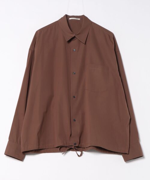 CURRENTAGE(カレンテージ)の「Typewriter Shirt Blouson(MEN'S)(シャツ/ブラウス・メンズ・グリーン/ブラウン/ブルー・3/4)」の2枚目の写真