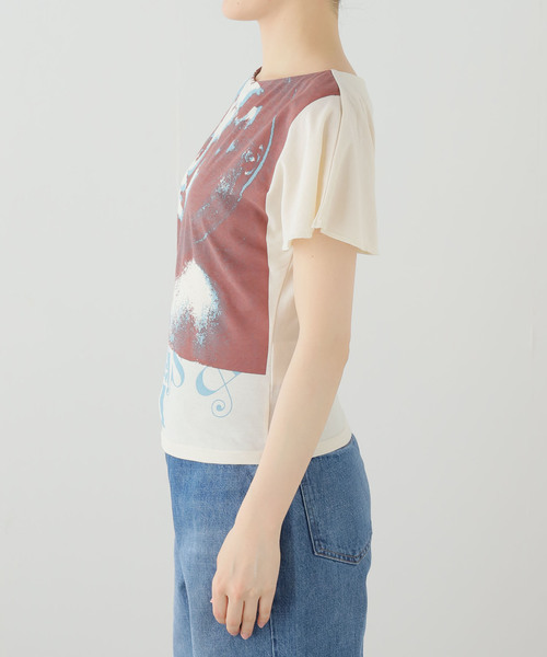 P.A.M.（パム）の「【P.A.M/パム】 ANGEL FLUTTER TOP（Tシャツ/カットソー・レディース・ベージュ系その他・SMALL/MEDIUM）」の2枚目の写真