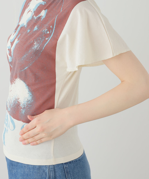P.A.M.（パム）の「【P.A.M/パム】 ANGEL FLUTTER TOP（Tシャツ/カットソー・レディース・ベージュ系その他・SMALL/MEDIUM）」の4枚目の写真