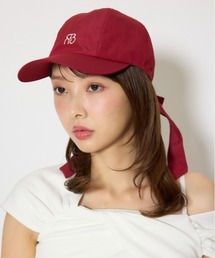 rienda（リエンダ）の「バックリボンRロゴキャップ（キャップ）」