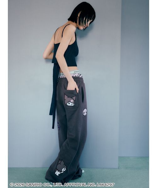 サンリオハウス　アップリケスウェットパンツ　ジェラートピケ⭐︎完売品⭐︎新品未使用 アップリケスウェットパンツ（スウェットパンツ）｜sanrio house