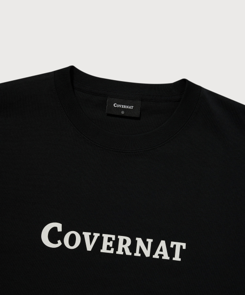 COVERNAT(カバーナット)の「センターロゴTシャツ ブラック(Tシャツ/カットソー・レディース・その他・SMALL/MEDIUM/LARGE/X-LARGE/XX-LARGE/X-SMALL)」の6枚目の写真