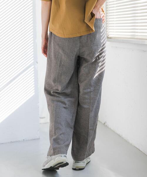 FORK&SPOON(フォークアンドスプーン)の「FORK&SPOON ヘンプブレンドイージーパンツ(その他パンツ・レディース・グレー系その他/ベージュ系その他・1/2)」の12枚目の写真