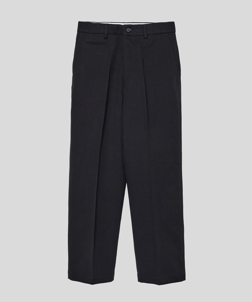 MATSUFUJI(マツフジ)の「【MATSUFUJI/マツフジ】CL Wide Trousers(スラックス・メンズ・ベージュ/ブラック・3/2)」の1枚目の写真
