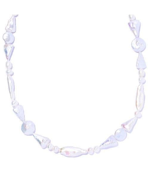 【IRIS 47】mozaic pearl necklace/モザイク パール ネックレス