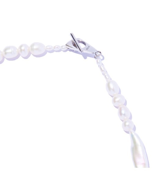 IRIS47（イリスフォーセブン）の「【IRIS 47】mozaic pearl necklace/モザイク パール ネックレス（ネックレス・レディース・ホワイト・FREE）」の3枚目の写真