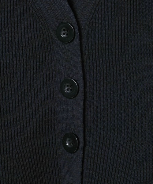 JEANASIS（ジーナシス）の「14Gペプラムニットベスト/672059（ベスト・レディース・グリーン/グレー/ブラック・FREE）」の9枚目の写真