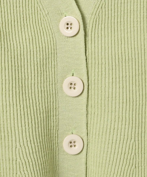 JEANASIS（ジーナシス）の「14Gペプラムニットベスト/672059（ベスト・レディース・グリーン/グレー/ブラック・FREE）」の10枚目の写真