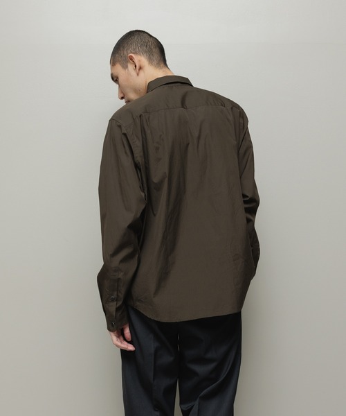 BAL（バル）の「DOUBLE POCKET WORK SHIRT（シャツ/ブラウス・メンズ・グレー/ブラウン/チェック/チャコール・3/2/1）」の10枚目の写真