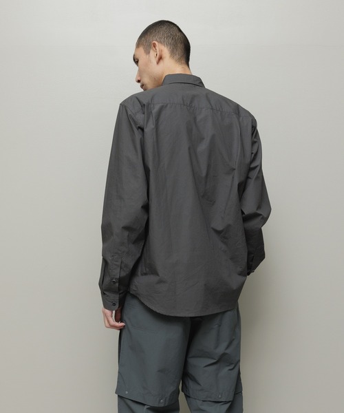 BAL（バル）の「DOUBLE POCKET WORK SHIRT（シャツ/ブラウス・メンズ・グレー/ブラウン/チェック/チャコール・3/2/1）」の6枚目の写真