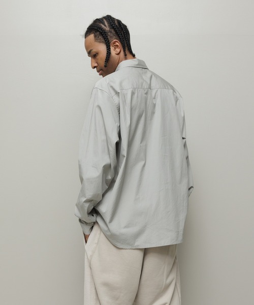 BAL（バル）の「DOUBLE POCKET WORK SHIRT（シャツ/ブラウス・メンズ・グレー/ブラウン/チェック/チャコール・3/2/1）」の5枚目の写真