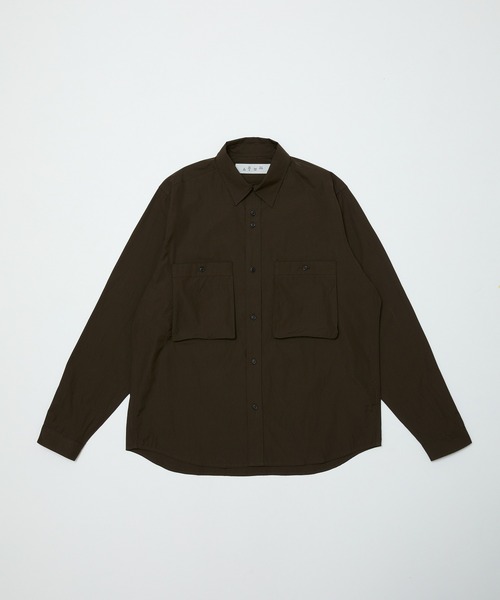 BAL（バル）の「DOUBLE POCKET WORK SHIRT（シャツ/ブラウス・メンズ・グレー/ブラウン/チェック/チャコール・3/2/1）」の16枚目の写真