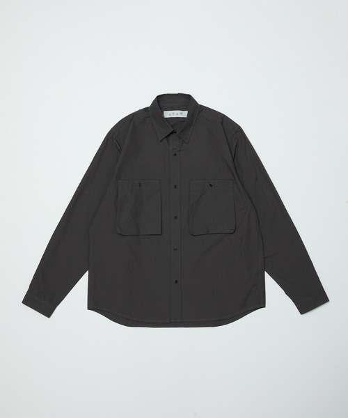 BAL（バル）の「DOUBLE POCKET WORK SHIRT（シャツ/ブラウス・メンズ・グレー/ブラウン/チェック/チャコール・3/2/1）」の14枚目の写真
