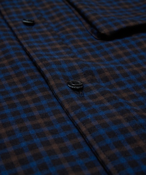 BAL（バル）の「DOUBLE POCKET WORK SHIRT（シャツ/ブラウス・メンズ・グレー/ブラウン/チェック/チャコール・3/2/1）」の22枚目の写真