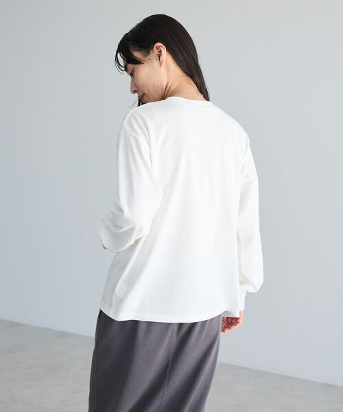 CRAFT STANDARD BOUTIQUE（クラフトスタンダードブティック）の「アートライクプリントロンTee（Tシャツ/カットソー・レディース・グレー/オフホワイト/マルチ・FREE）」の10枚目の写真